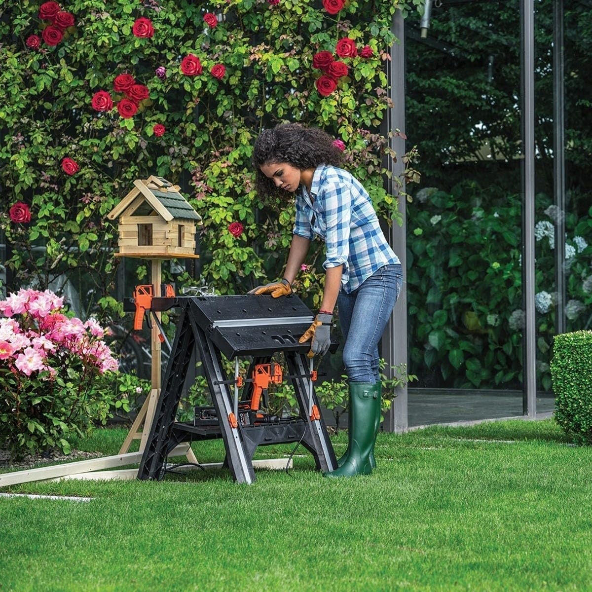 WORX WX051 Pegasus Folding Work Table & Sawhorse