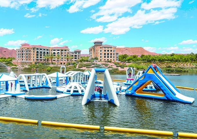 Inflatable Water Slide Floating Slide Summit Express for Water Park Adult Kids