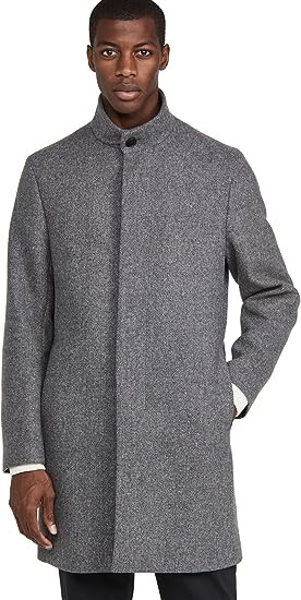 Theory Men's Belvin Twist Wool Overcoat